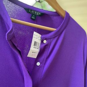 NWT Purple Lauren Tunic XL